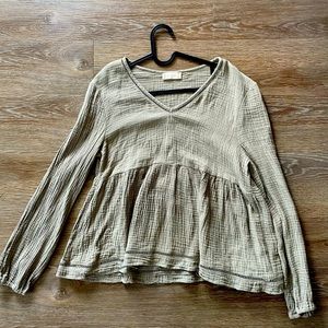 Alter’d state Sage green blouse